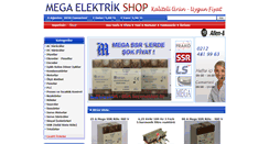 Desktop Screenshot of megaelektrikshop.net